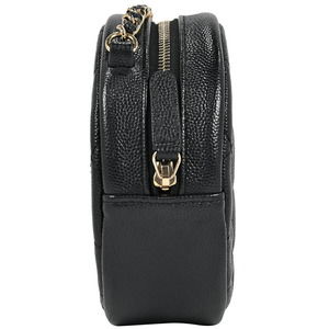 Chanel Round Bag Black Coco Classic Mini Shoulder Caviar Mark Skin Chain